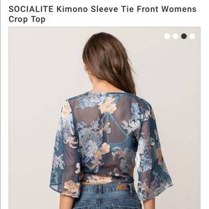 Cropped Kimono
